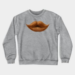 Moustache kiss Crewneck Sweatshirt